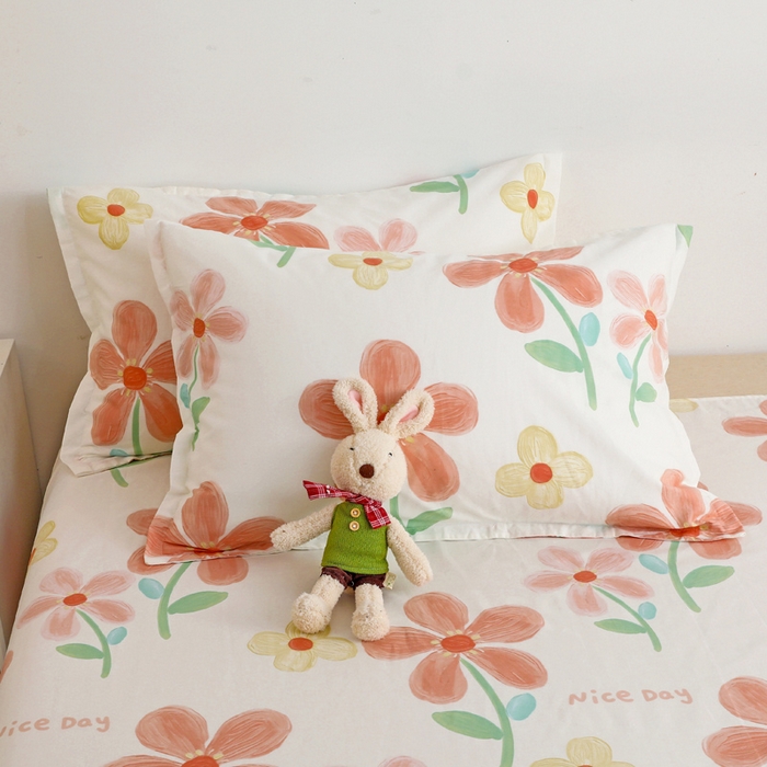 91家纺网 家纺一手货源 找家纺 （总）金盛纺 2025新款13372全棉印花单品枕套