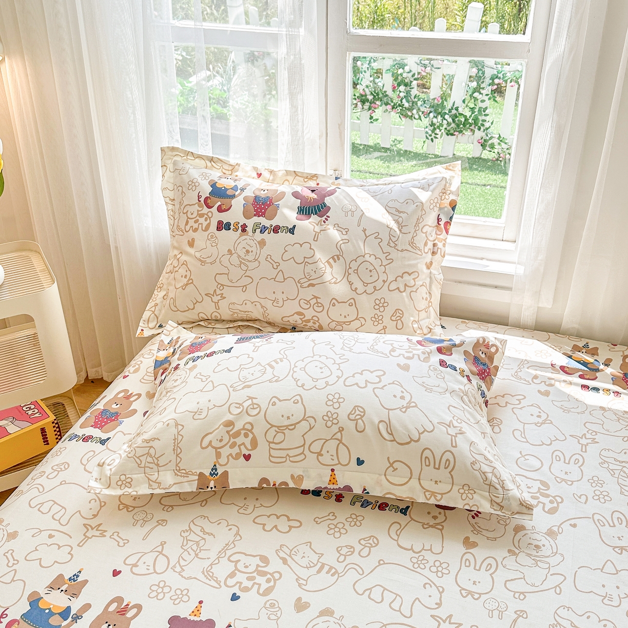 91家纺网 家纺一手货源 找家纺 （总）金盛纺 2025新款13372全棉印花单品枕套