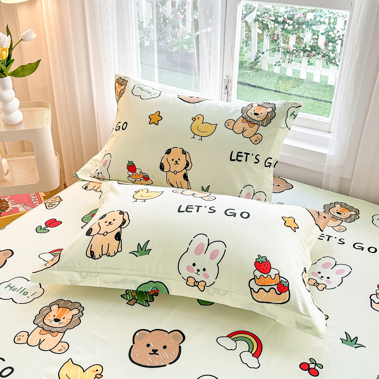 91家纺网 家纺一手货源 找家纺 （总）金盛纺 2025新款13372全棉印花单品枕套