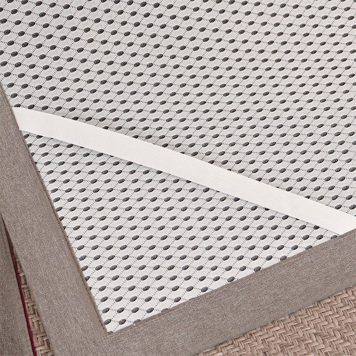 91家纺网 家纺一手货源 找家纺 小牛席业 2025新款PE冷感霸王藤凉席（经典包边款） 灰色