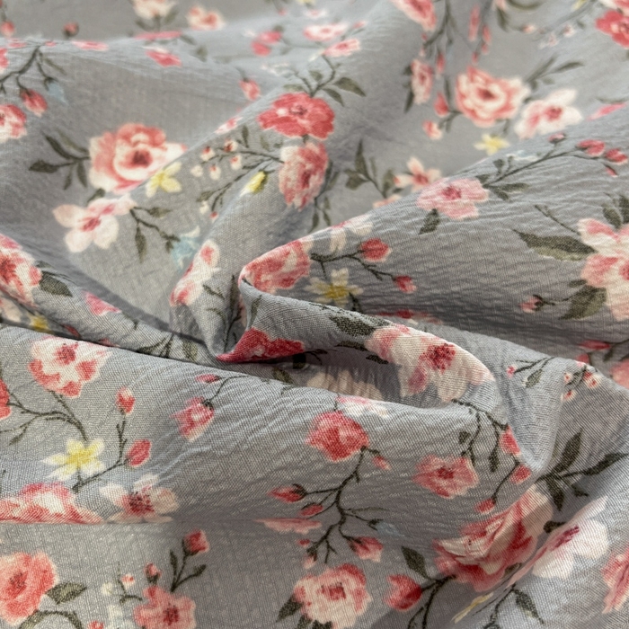 91家纺网 家纺一手货源 找家纺 王朝国际 2026爆款皱皱双层纱四件套繁花