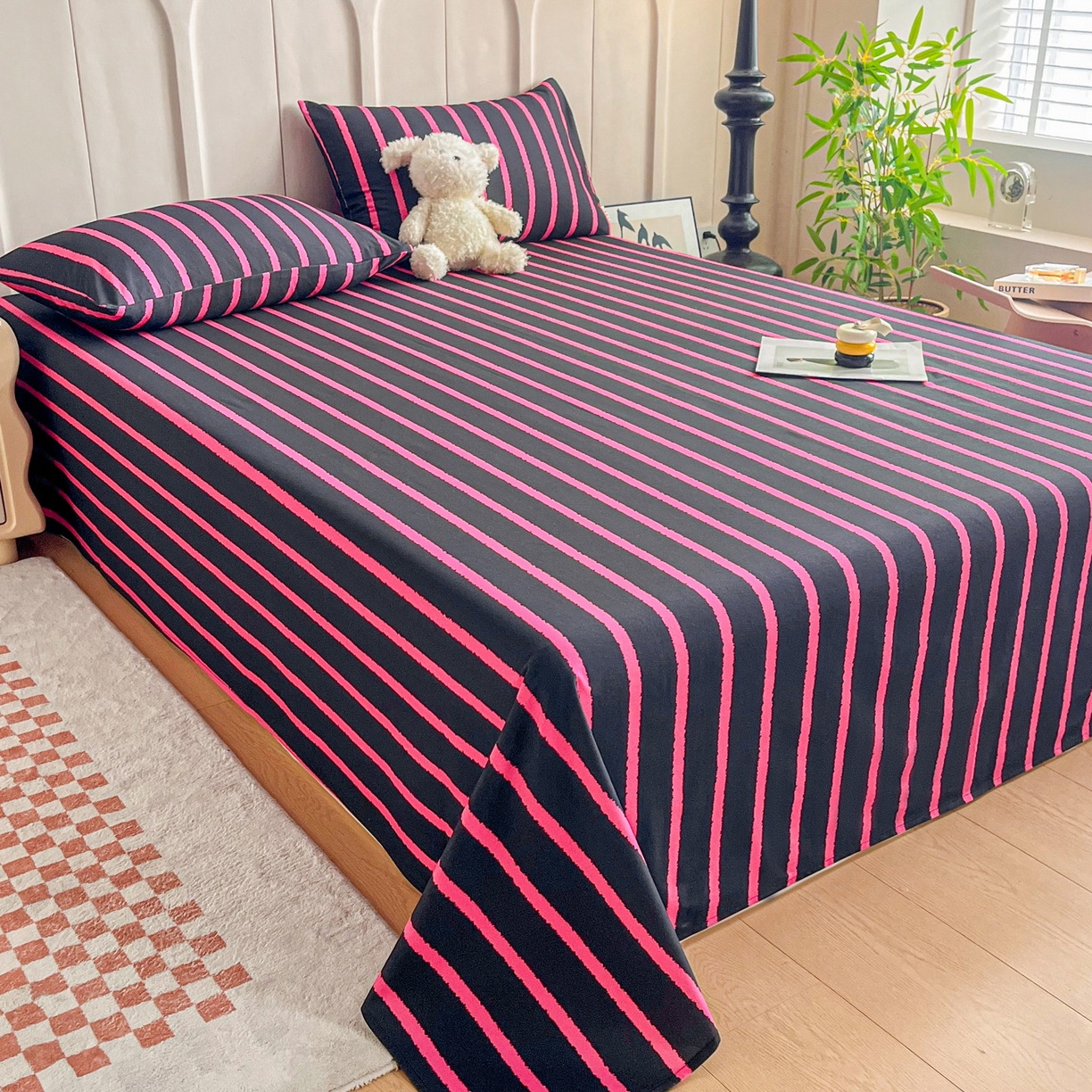 91家纺网 家纺一手货源 找家纺 （总）慕梵家居2025新款100%全棉磨毛单床单A类纯棉加厚