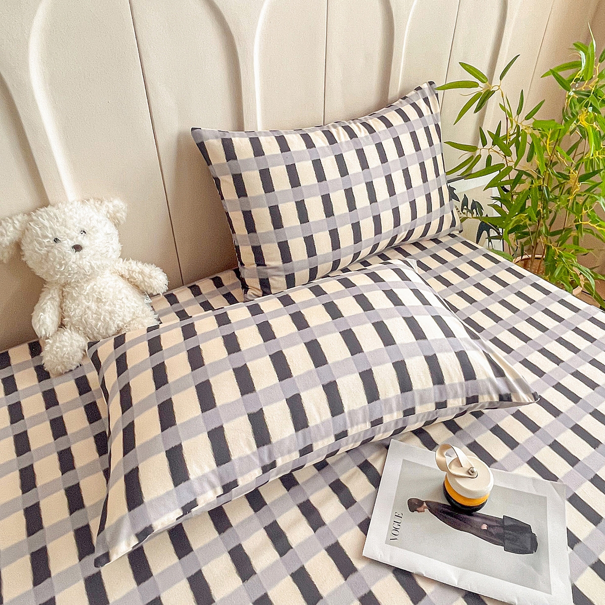 91家纺网 家纺一手货源 找家纺 慕梵家居2025新款100%全棉磨毛单床单 缤纷