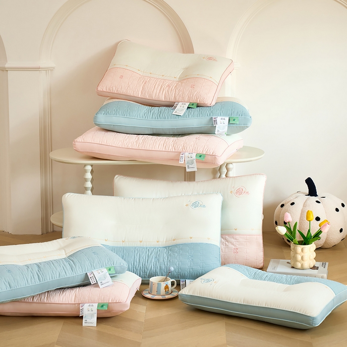 91家纺网 家纺一手货源 找家纺 （总）晚儿 2025新款天丝美 肤护颈枕枕头枕芯