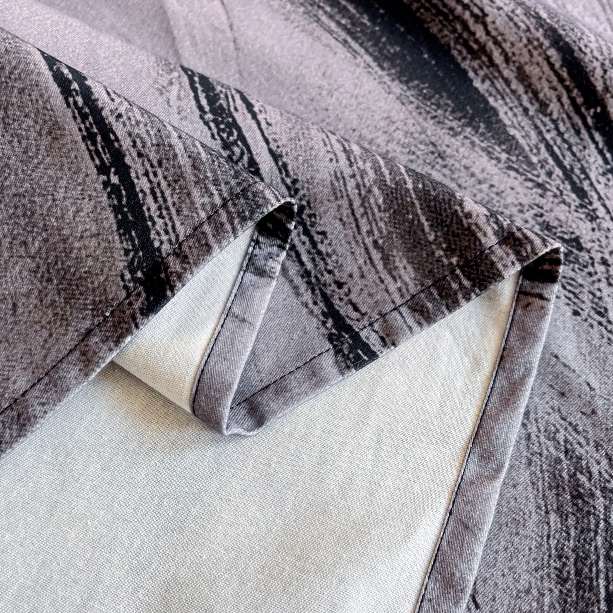 91家纺网 家纺一手货源 找家纺 慕梵家居2025新款100%全棉磨毛单床单 几何灰