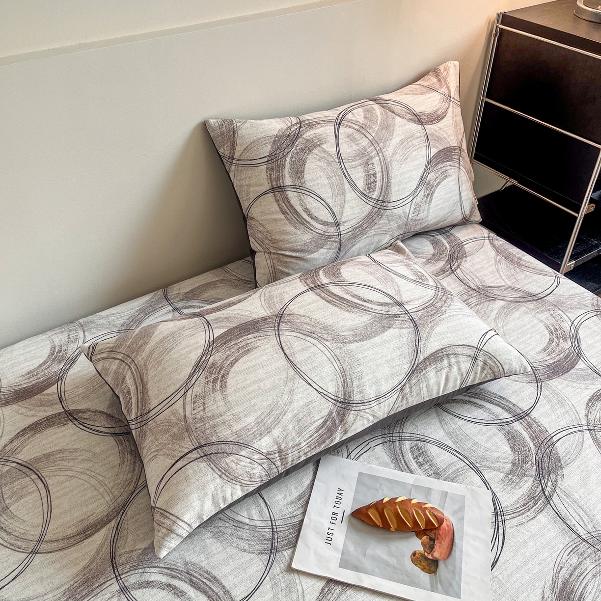 91家纺网 家纺一手货源 找家纺 慕梵家居2025新款100%全棉磨毛单床单 漫行