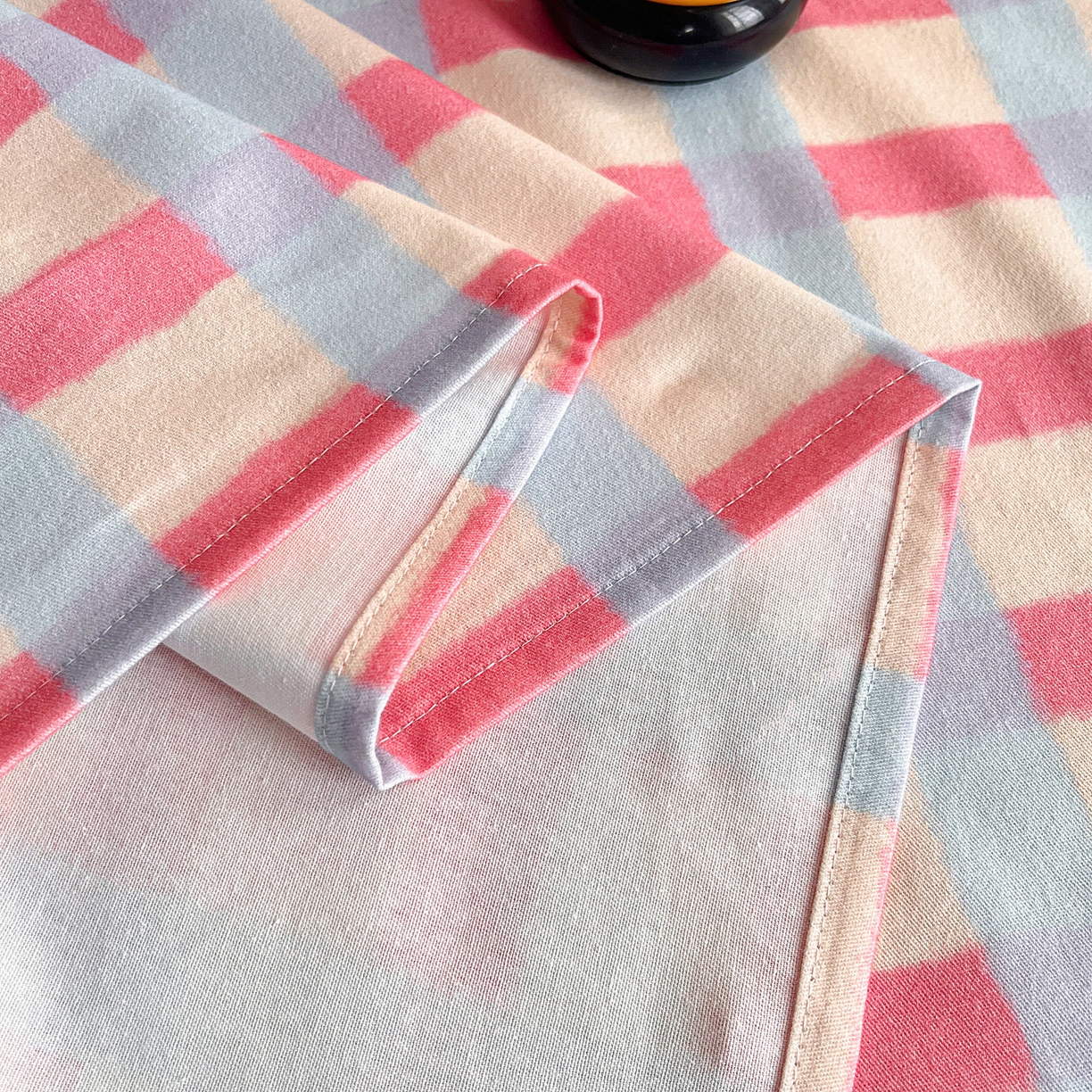 91家纺网 家纺一手货源 找家纺 慕梵家居2025新款100%全棉磨毛单床单 糖果粉