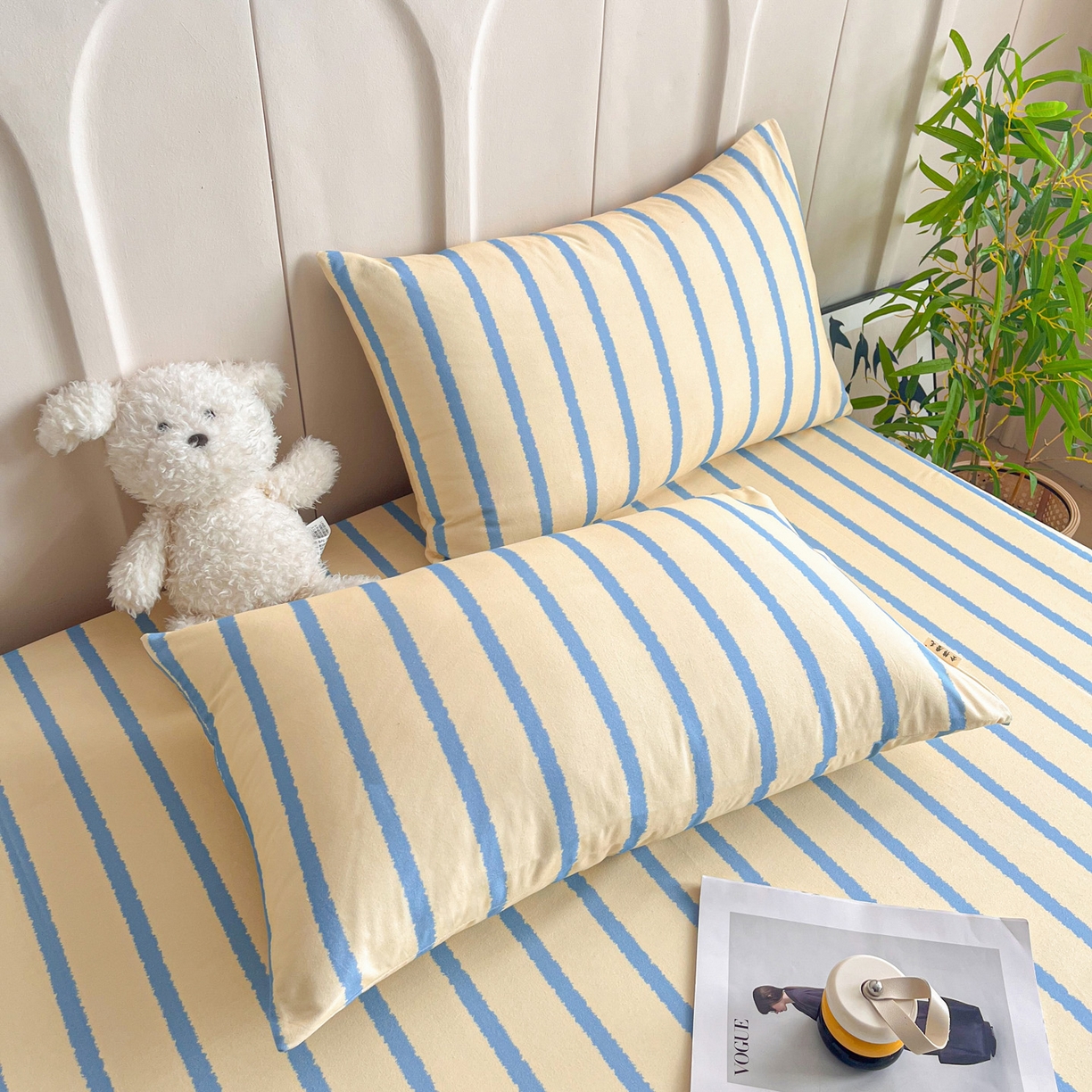 91家纺网 家纺一手货源 找家纺 慕梵家居2025新款100%全棉磨毛单床单 跃梦