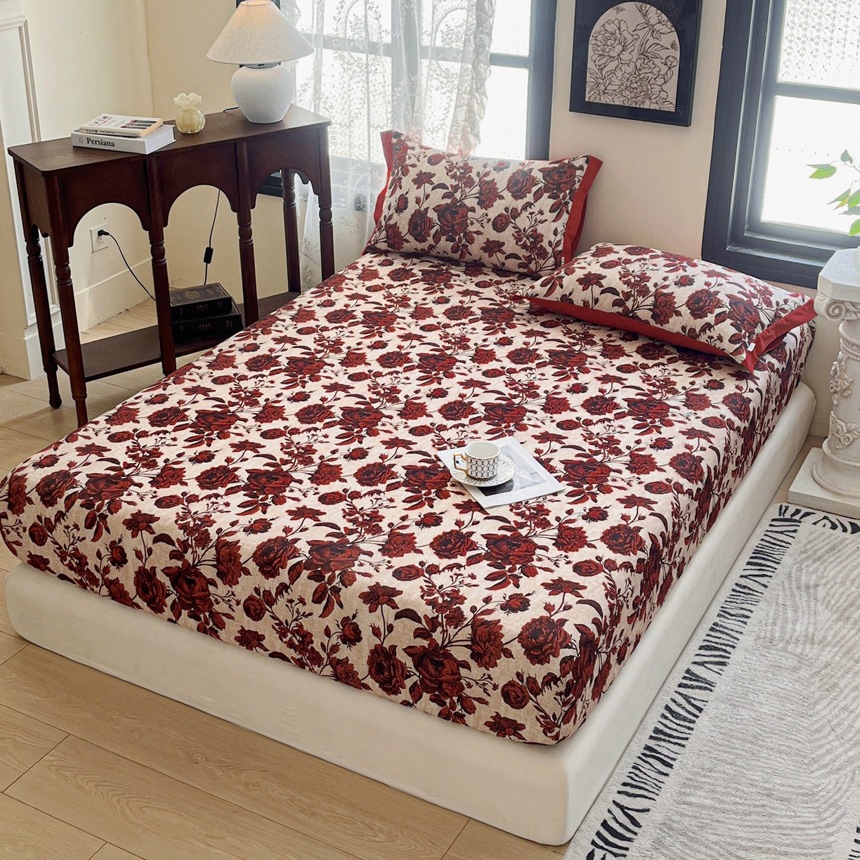 91家纺网 家纺一手货源 找家纺 （总）慕梵家居2025新款100%全棉磨毛床笠纯棉磨毛床罩