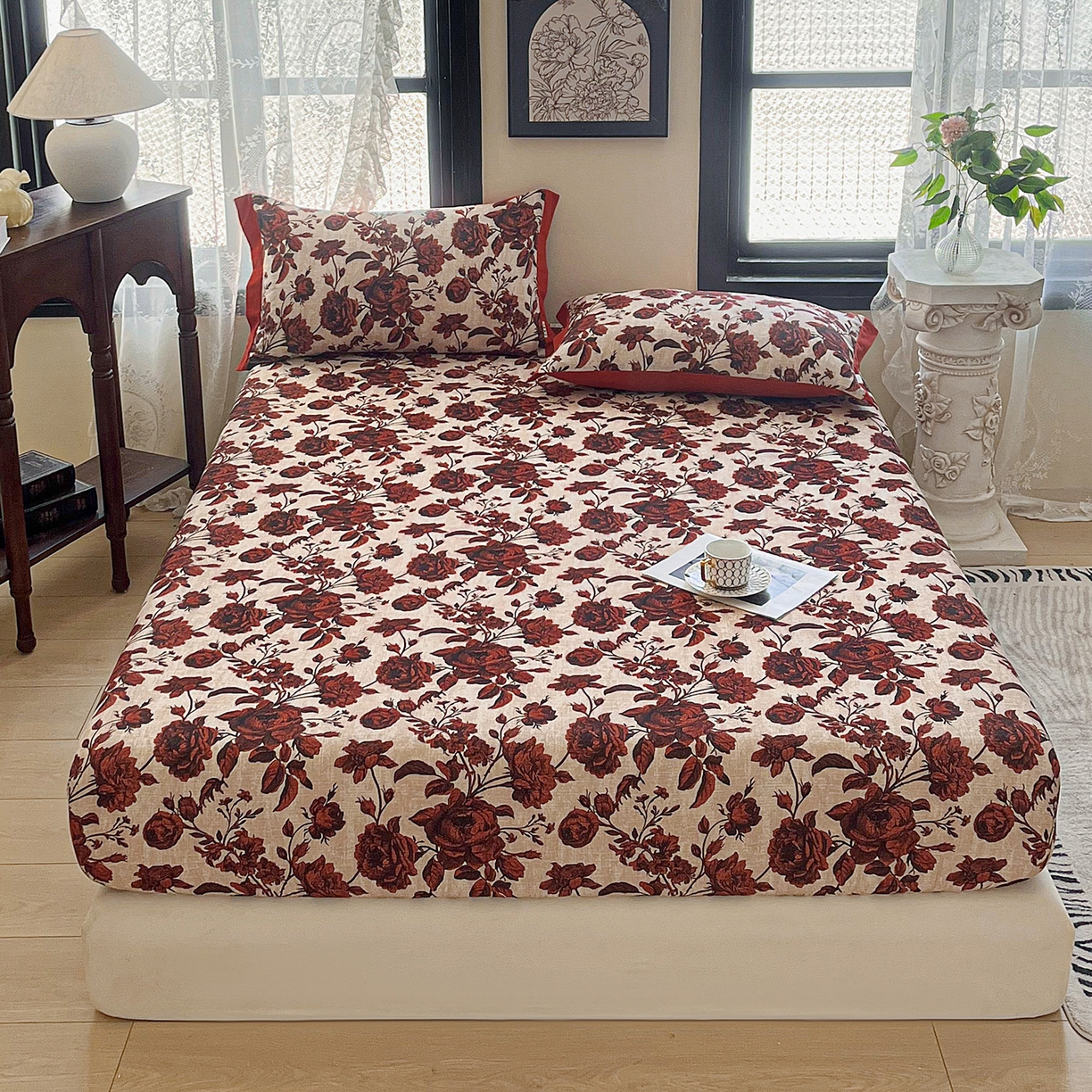 91家纺网 家纺一手货源 找家纺 （总）慕梵家居2025新款100%全棉磨毛床笠纯棉磨毛床罩