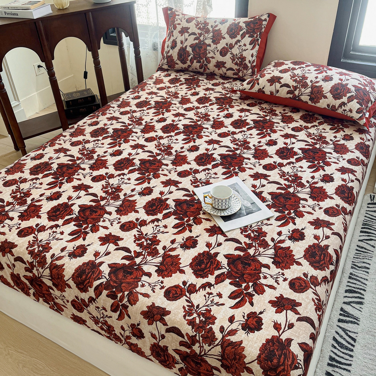 91家纺网 家纺一手货源 找家纺 （总）慕梵家居2025新款100%全棉磨毛床笠纯棉磨毛床罩