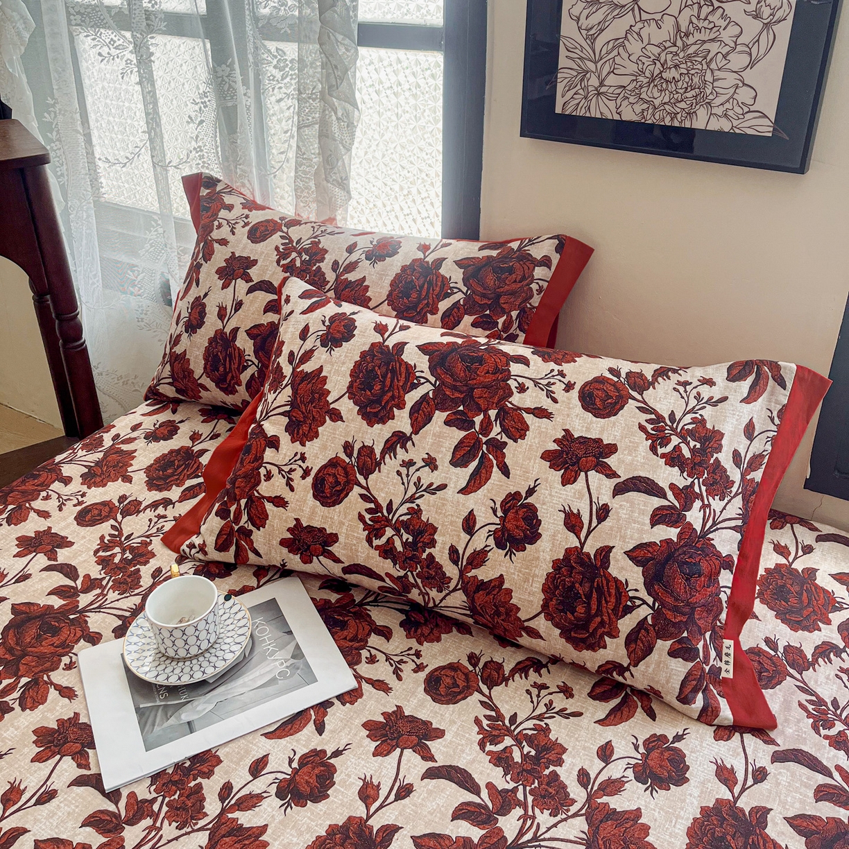 91家纺网 家纺一手货源 找家纺 （总）慕梵家居2025新款100%全棉磨毛床笠纯棉磨毛床罩