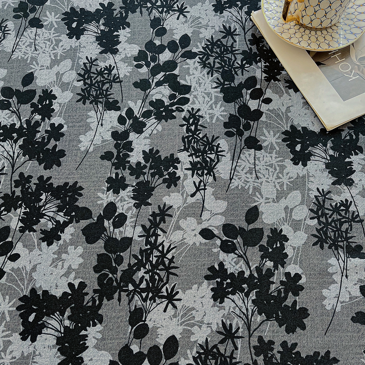 91家纺网 家纺一手货源 找家纺 慕梵家居2025新款100%全棉磨毛包边款床笠 繁花藤叙