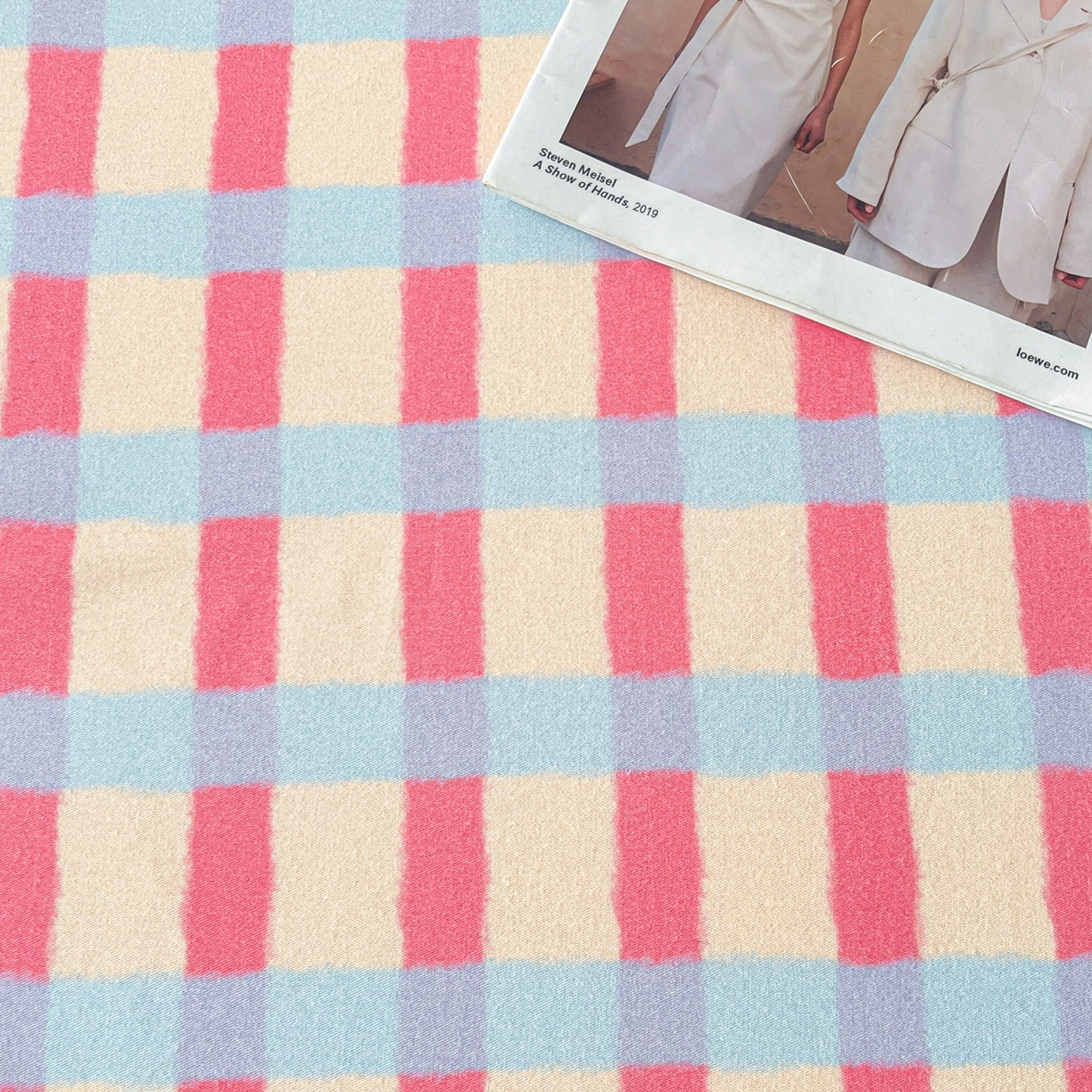 91家纺网 家纺一手货源 找家纺 慕梵家居2025新款100%全棉磨毛单床笠 糖果粉