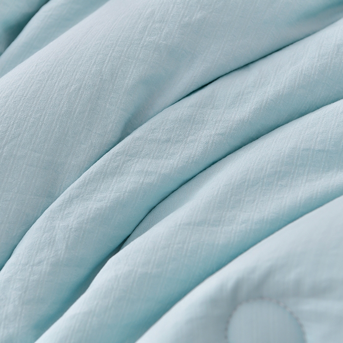 91家纺网 家纺一手货源 找家纺 小牛席业 2025新款棉花朵朵-新疆棉花被系列 棉花朵朵-新疆棉花被（天蓝）