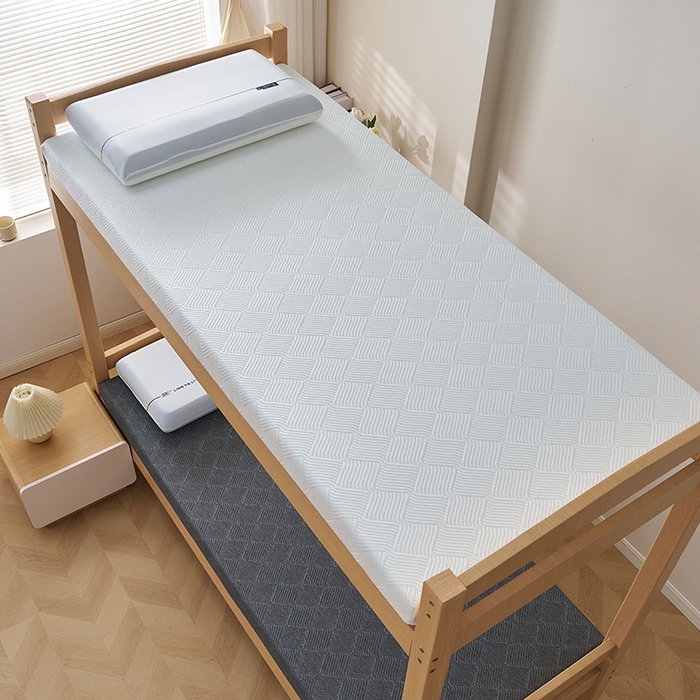 91家纺网 家纺一手货源 找家纺 锦丝钰床垫2025新款学生宿舍TanKa真记忆棉床垫 白色-5cm