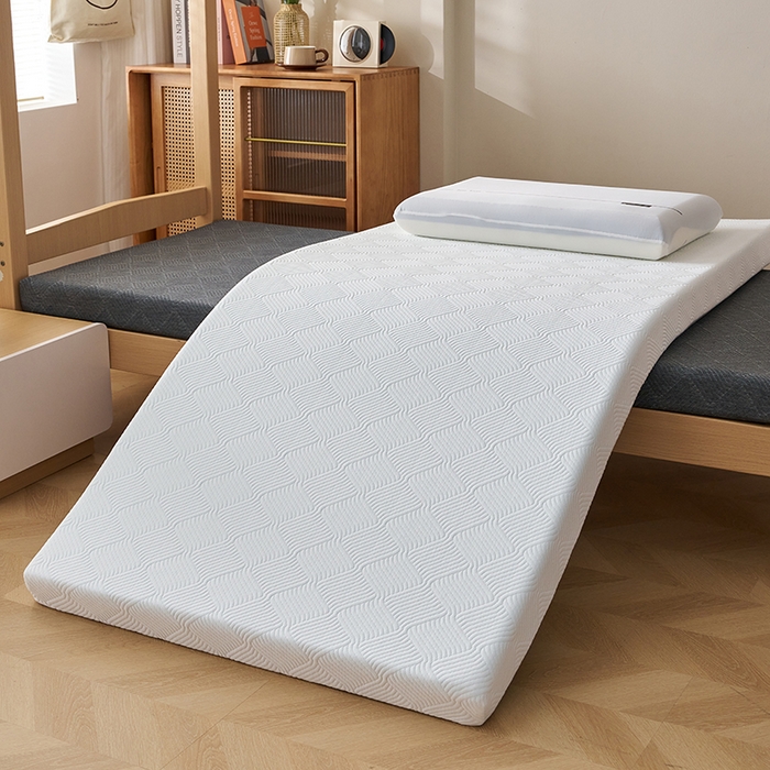 91家纺网 家纺一手货源 找家纺 锦丝钰床垫2025新款学生宿舍TanKa真记忆棉床垫 白色-5cm