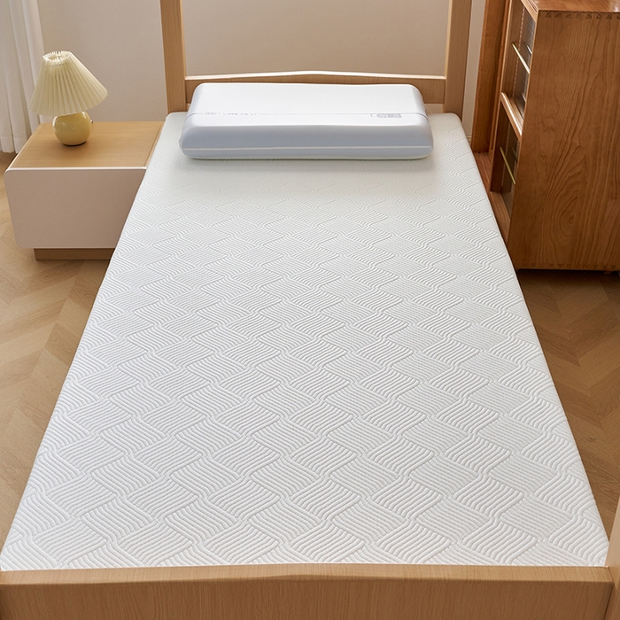 91家纺网 家纺一手货源 找家纺 锦丝钰床垫2025新款学生宿舍TanKa真记忆棉床垫 白色-8cm