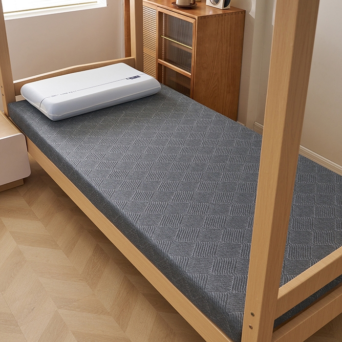 91家纺网 家纺一手货源 找家纺 锦丝钰床垫2025新款学生宿舍TanKa真记忆棉床垫 灰色-5cm