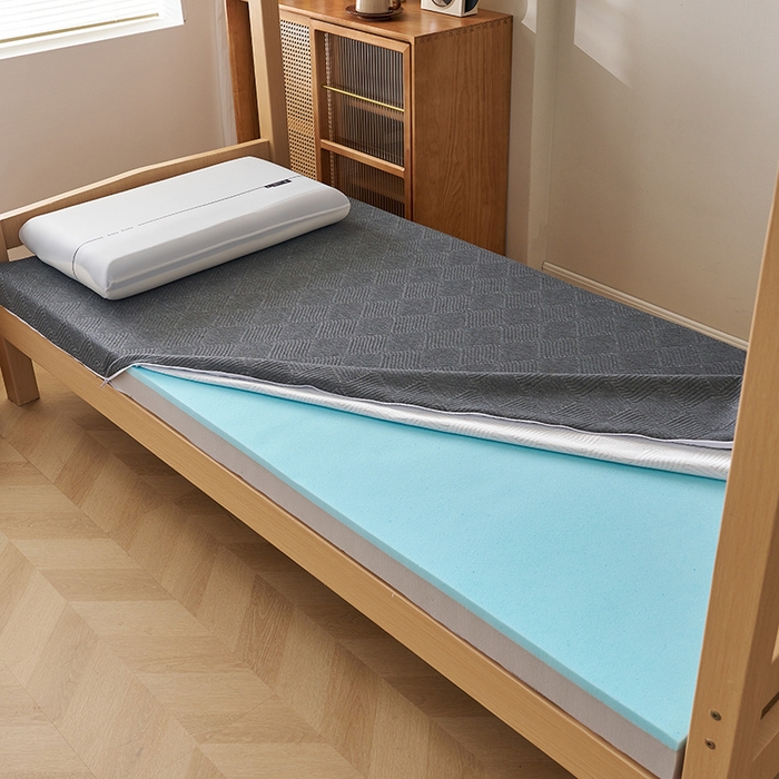 91家纺网 家纺一手货源 找家纺 锦丝钰床垫2025新款学生宿舍TanKa真记忆棉床垫 灰色-5cm