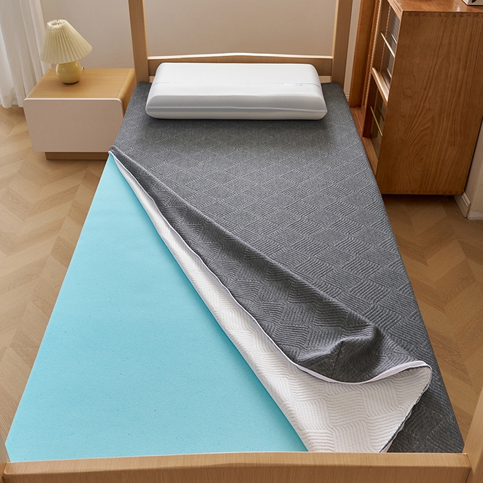 91家纺网 家纺一手货源 找家纺 锦丝钰床垫2025新款学生宿舍TanKa真记忆棉床垫 灰色-5cm