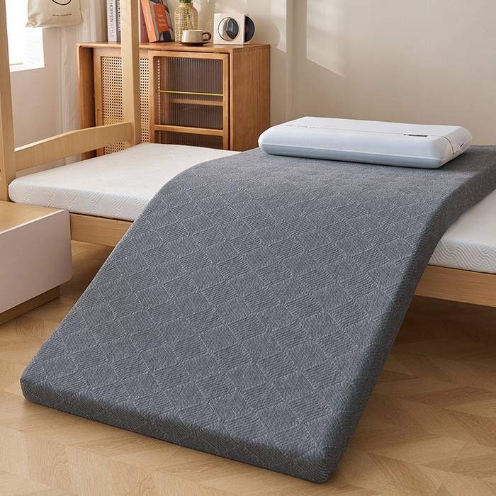 91家纺网 家纺一手货源 找家纺 锦丝钰床垫2025新款学生宿舍TanKa真记忆棉床垫 灰色-8cm