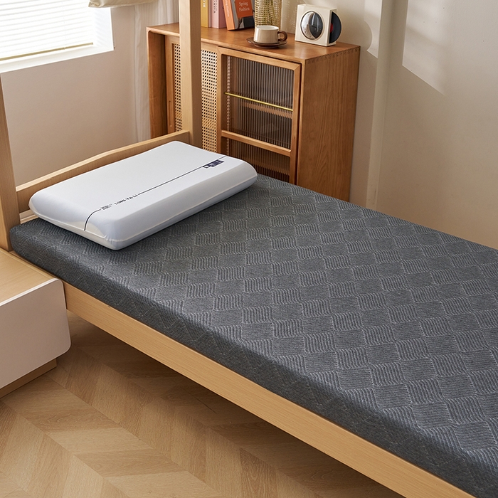 91家纺网 家纺一手货源 找家纺 锦丝钰床垫2025新款学生宿舍TanKa真记忆棉床垫 灰色-8cm