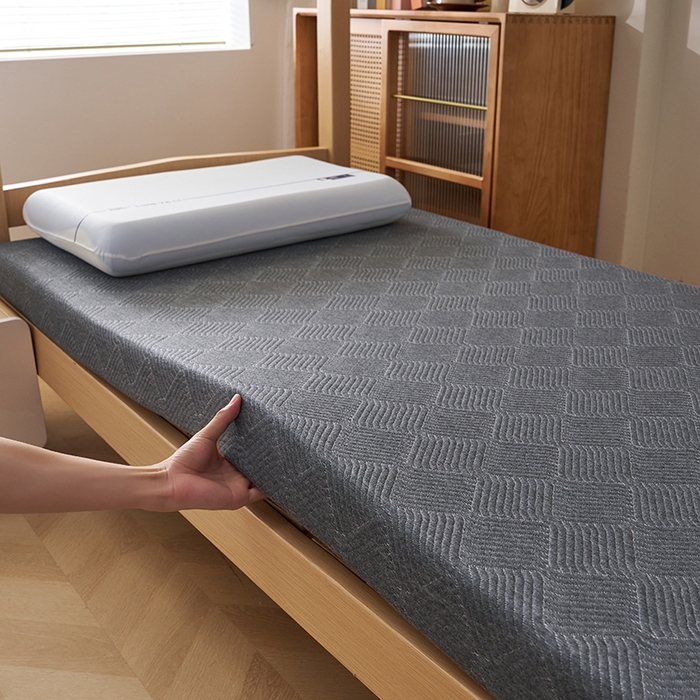 91家纺网 家纺一手货源 找家纺 锦丝钰床垫2025新款学生宿舍TanKa真记忆棉床垫 灰色-8cm