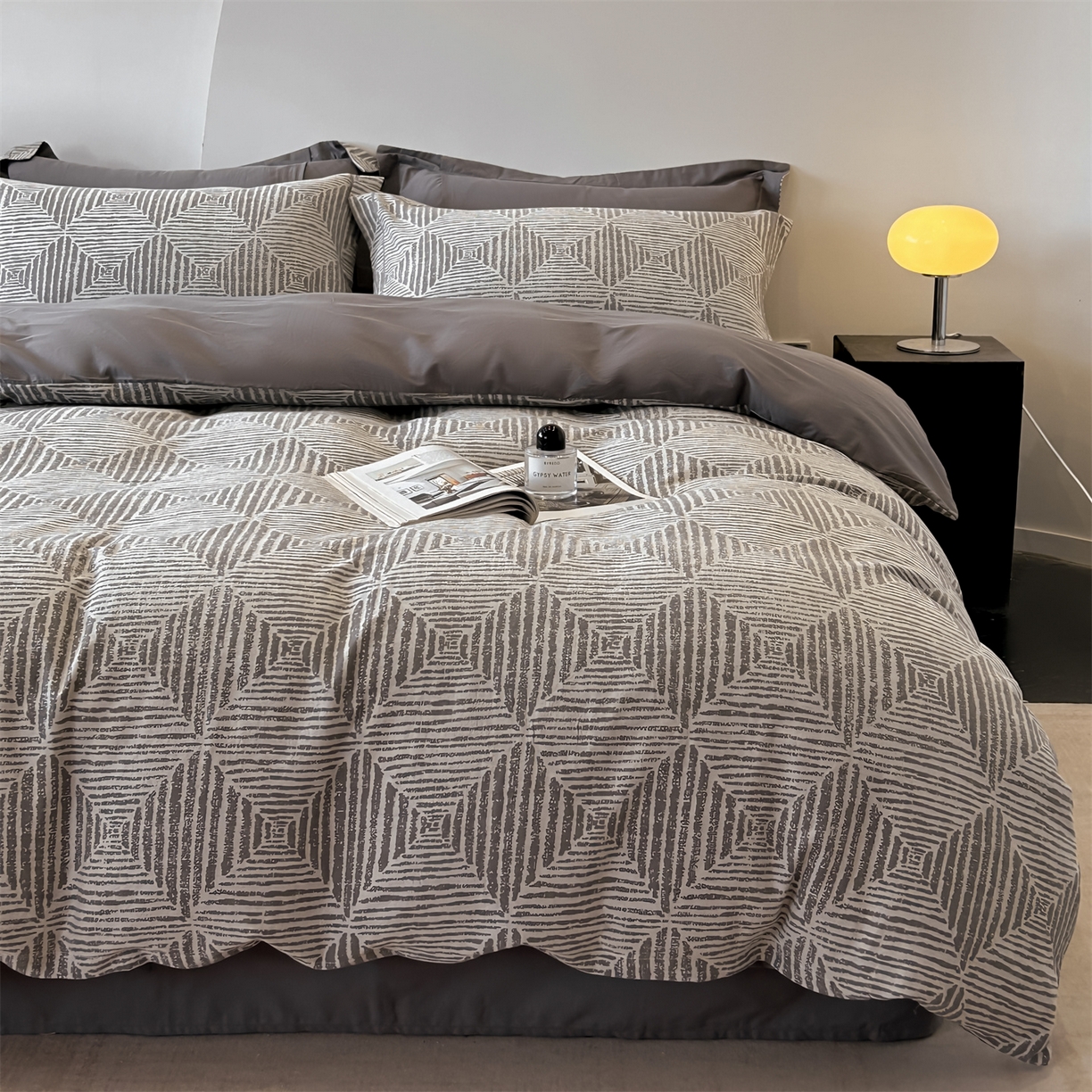 91家纺网 家纺一手货源 找家纺 （总）锦彩家居 2025新款A类60支全棉色织提花四件套