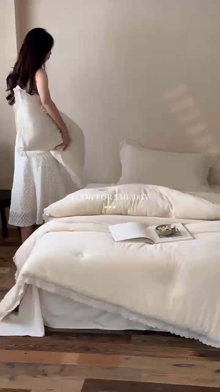 91家纺网 家纺一手货源 找家纺 （总）一加一 2025新款柔韵抗菌棉麻被子被芯冬被-蝶舞