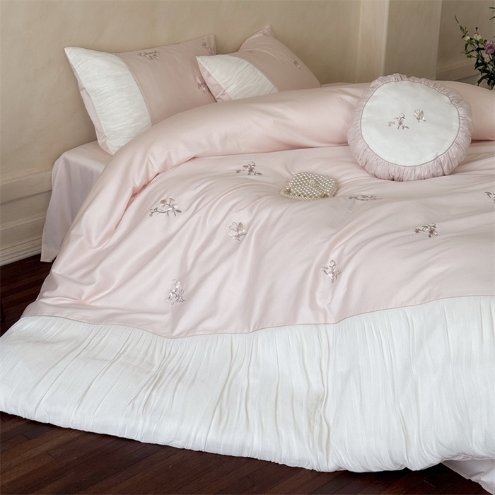 91家纺网 家纺一手货源 找家纺 （总）鹿班家居 2025年秋冬款100S长绒棉精密刺绣系列—弥花集（标准会员-20元）