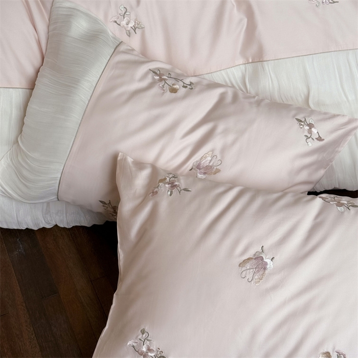 91家纺网 家纺一手货源 找家纺 （总）鹿班家居 2025年秋冬款100S长绒棉精密刺绣系列—弥花集（标准会员-20元）