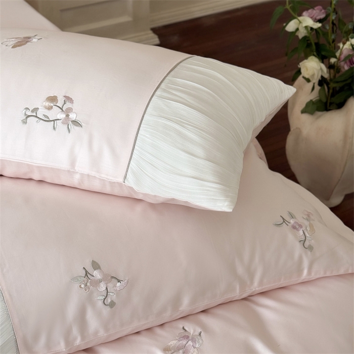 91家纺网 家纺一手货源 找家纺 （总）鹿班家居 2025年秋冬款100S长绒棉精密刺绣系列—弥花集（标准会员-20元）