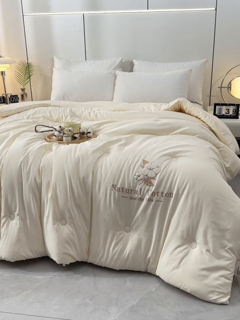 91家纺网 家纺一手货源 找家纺 （总）小牛席业 2025新款棉花朵朵-新疆棉花被系列被子冬被被芯春秋被夏被