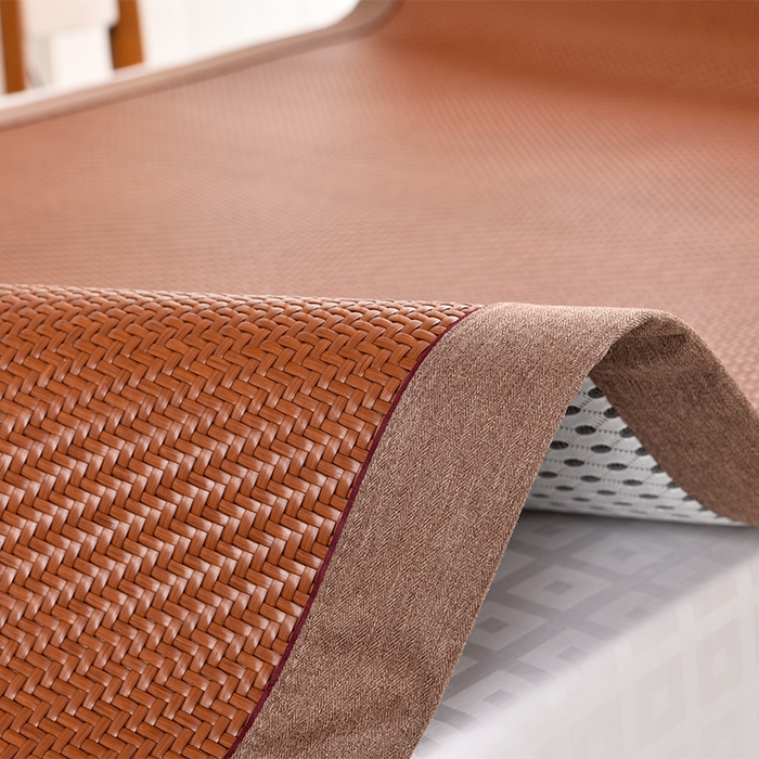 91家纺网 家纺一手货源 找家纺 （总）小牛席业 2025新款PE冷感霸王藤凉席（经典包边款）学生宿舍凉席竹席冰丝席野山藤席