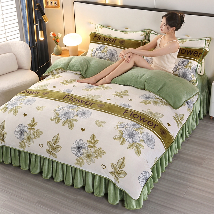 91家纺网 家纺一手货源 找家纺 （总）莱凯家纺 2025新款牛奶绒单被套