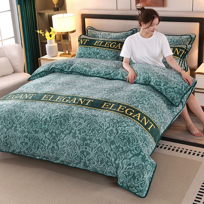 91家纺网 家纺一手货源 找家纺 （总）莱凯家纺 2025新款牛奶绒单被套