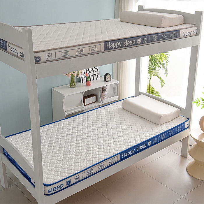 赫本家纺 2025新款空气层抗压纤维棉立体床垫学生床垫 吉祥格蓝