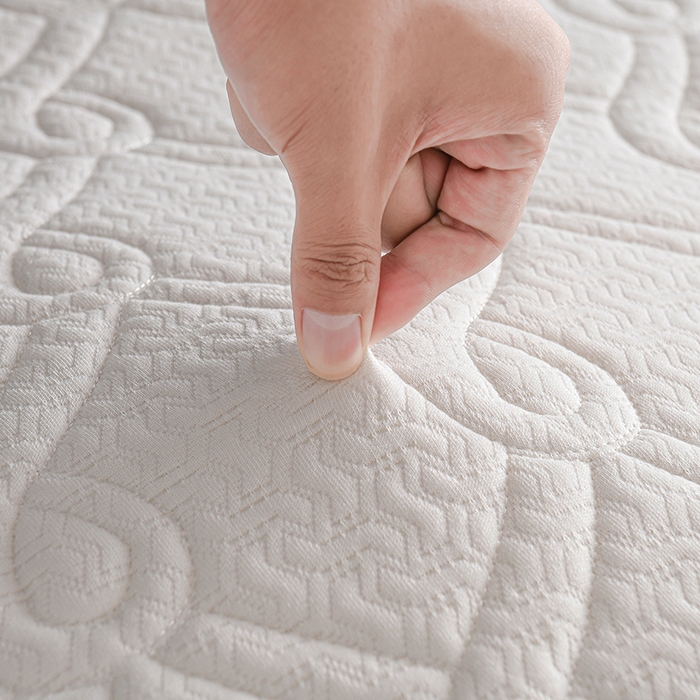 91家纺网 家纺一手货源 找家纺 赫本家纺 2025新款空气层抗压纤维棉立体床垫学生床垫 如意格灰