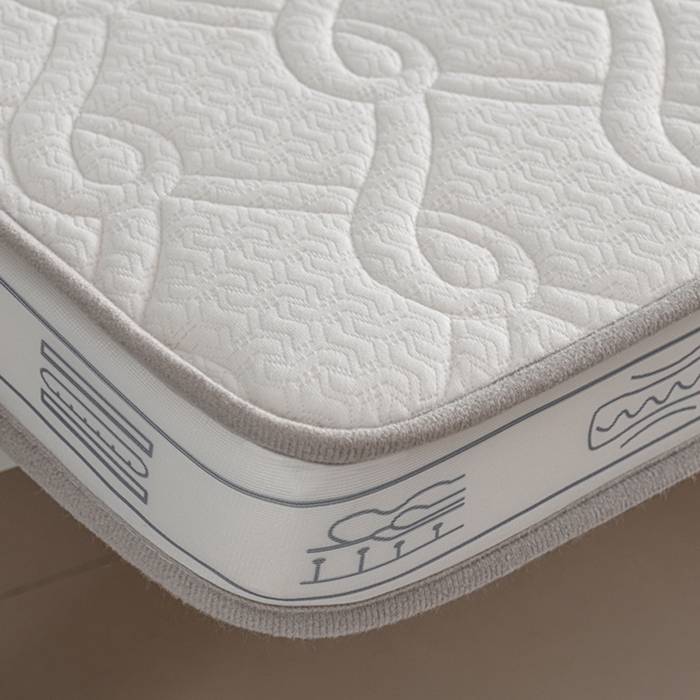 91家纺网 家纺一手货源 找家纺 赫本家纺 2025新款空气层抗压纤维棉立体床垫学生床垫 如意格灰