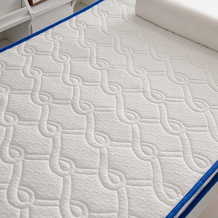 91家纺网 家纺一手货源 找家纺 赫本家纺 2025新款空气层抗压纤维棉立体床垫学生床垫 如意格蓝