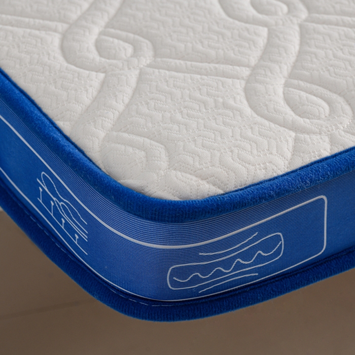 91家纺网 家纺一手货源 找家纺 赫本家纺 2025新款空气层抗压纤维棉立体床垫学生床垫 如意格蓝