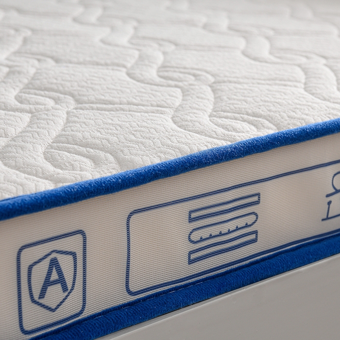 91家纺网 家纺一手货源 找家纺 赫本家纺 2025新款空气层抗压纤维棉立体床垫学生床垫 如意格蓝