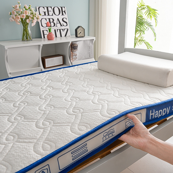 赫本家纺 2025新款空气层抗压纤维棉立体床垫学生床垫 如意格蓝