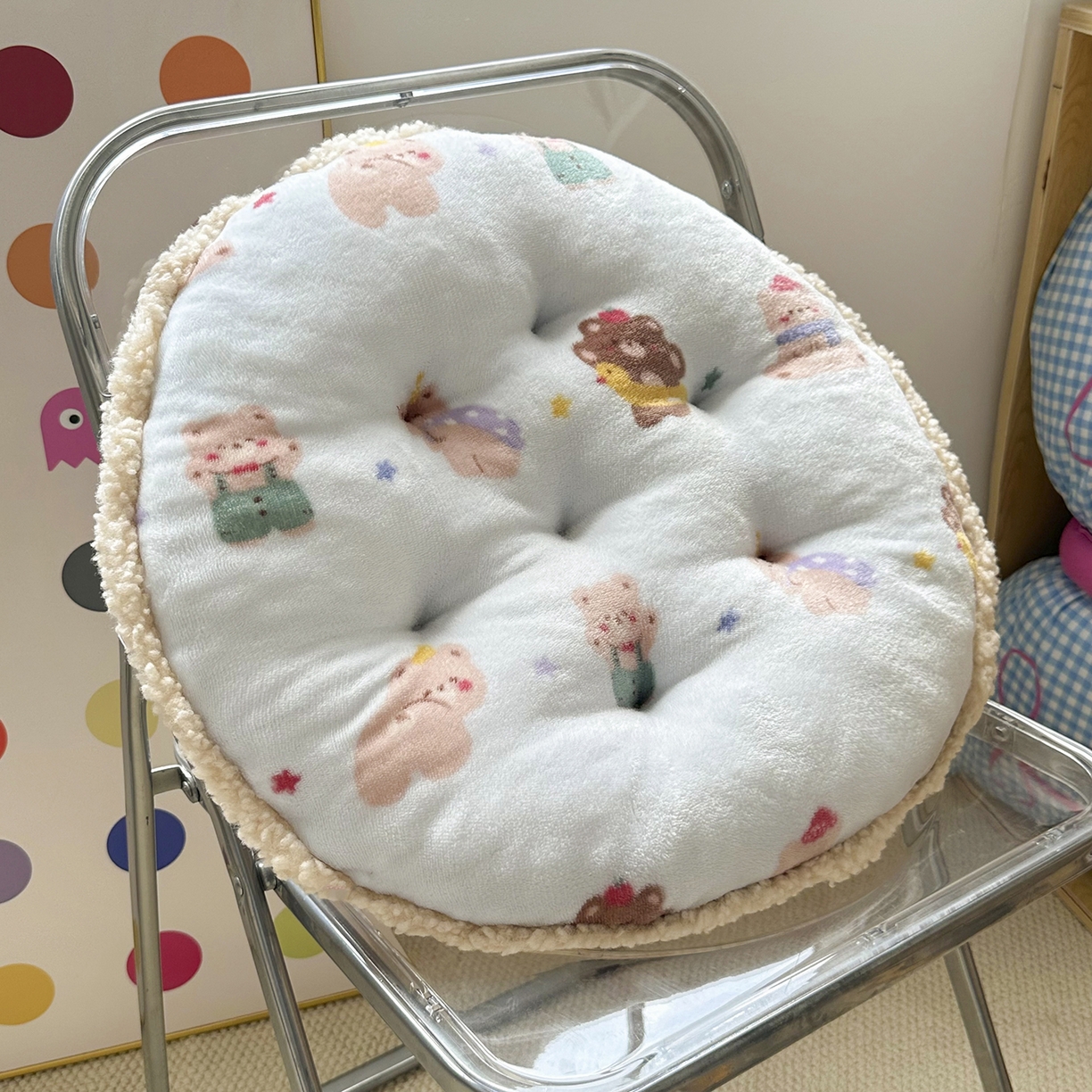 91家纺网 家纺一手货源 找家纺 （总）番茄+2025秋冬新款牛奶绒卡通蒲团坐垫