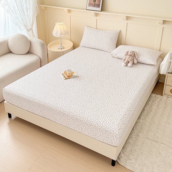 91家纺网 家纺一手货源 找家纺 小萌虎2025新款双层纱皱皱棉床笠 拓颖