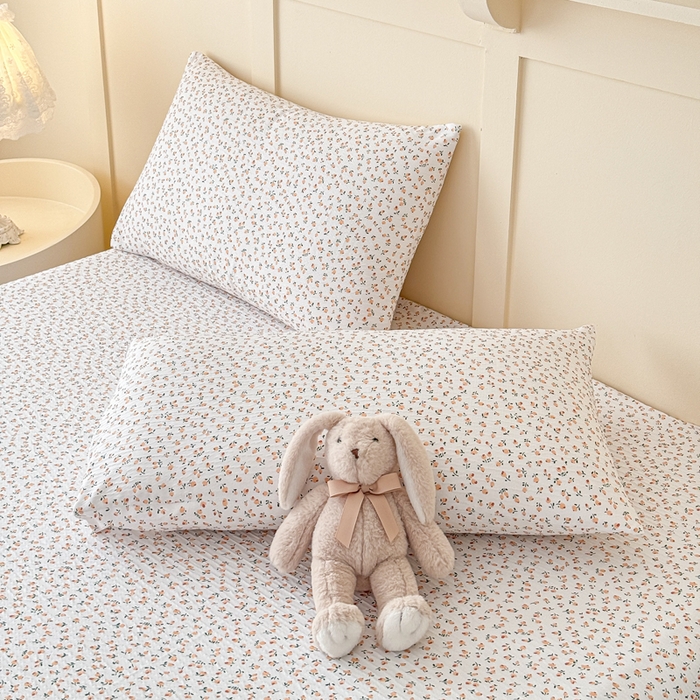 91家纺网 家纺一手货源 找家纺 小萌虎2025新款双层纱皱皱棉床笠 拓颖