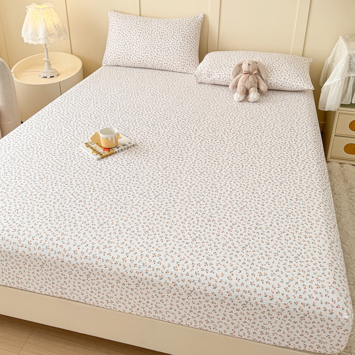 91家纺网 家纺一手货源 找家纺 小萌虎2025新款双层纱皱皱棉床笠 拓颖