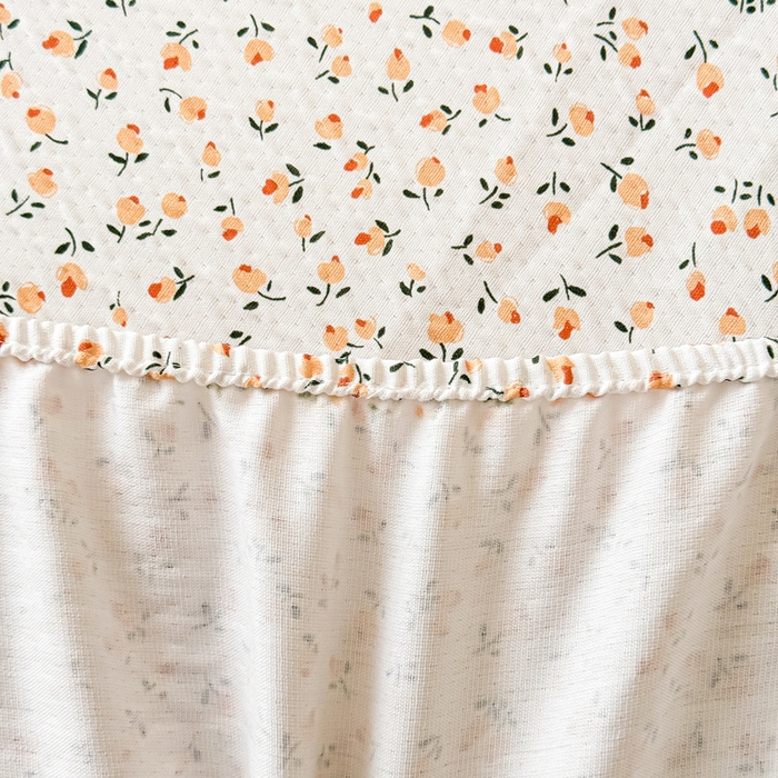 91家纺网 家纺一手货源 找家纺 小萌虎2025新款双层纱皱皱棉床笠 拓颖