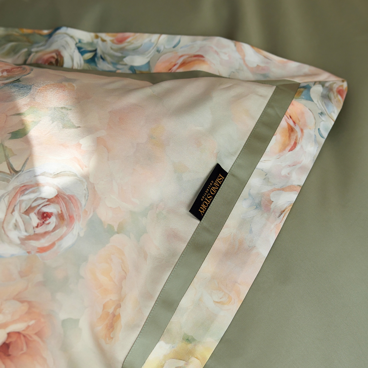 91家纺网 家纺一手货源 找家纺 轩和家居 2025新款轻奢A类70S长绒棉纯棉印花四件套-第二组 风沐